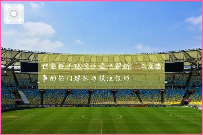 世界杯买球投注盘口解析：本届赛事的热门球队与投注技巧