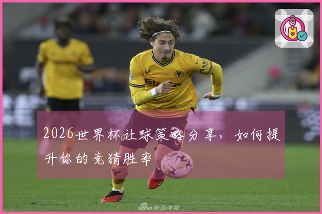 2026世界杯让球策略分享，如何提升你的竞猜胜率